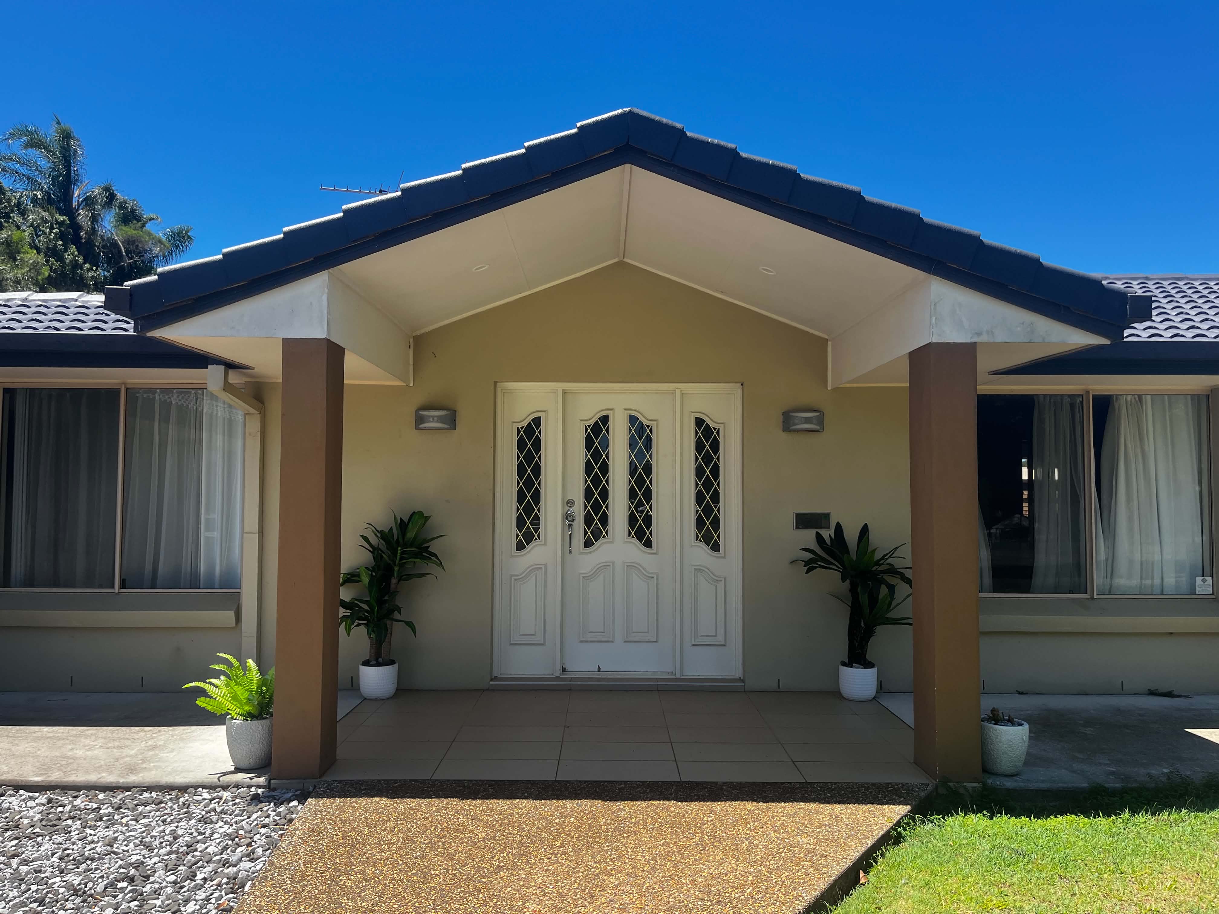 House exterior before repaint