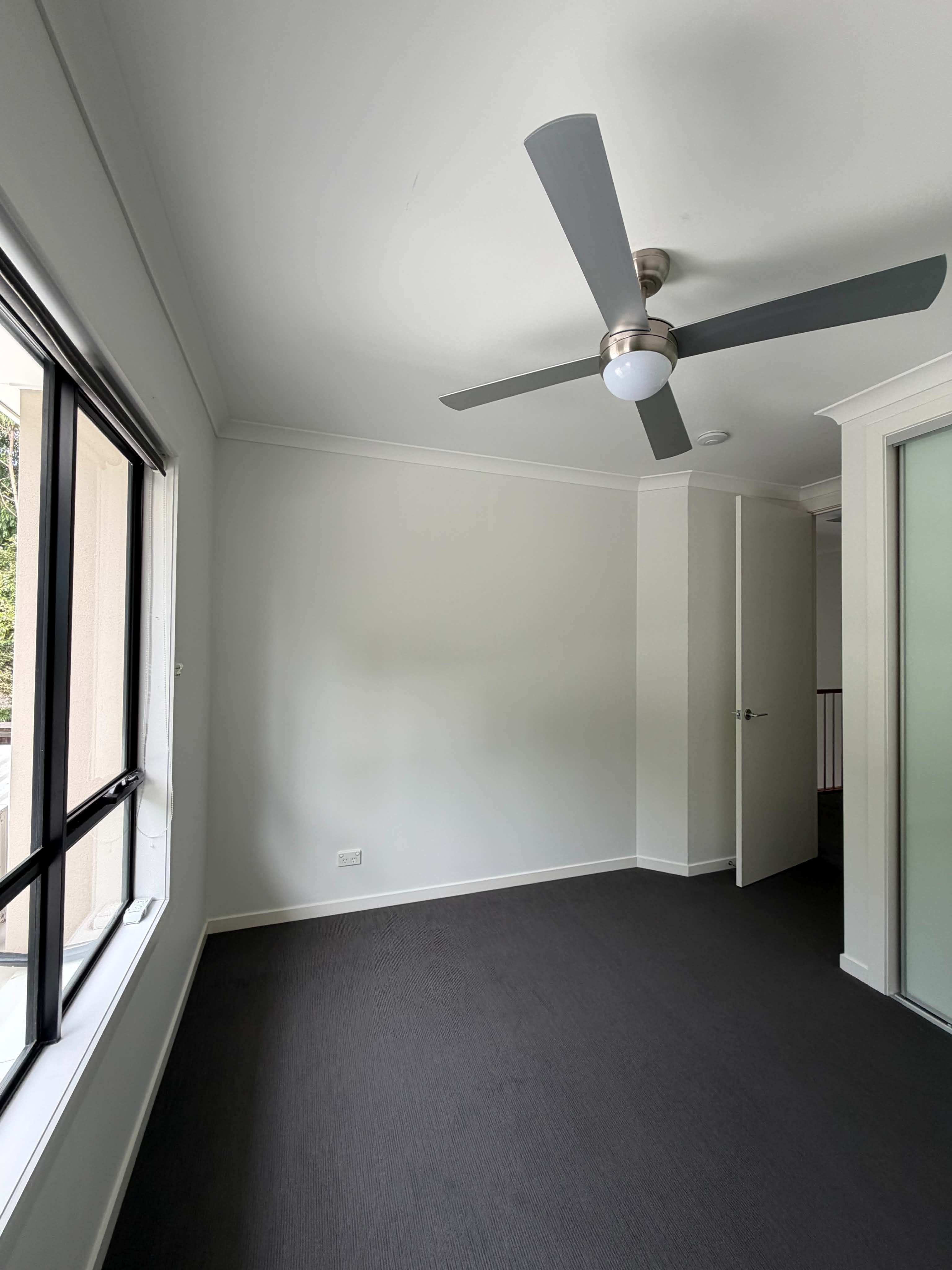 Fresh, clean finish to utility space